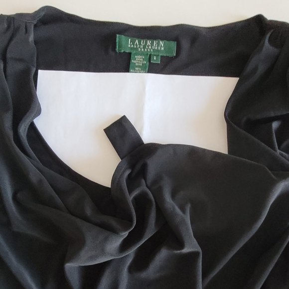 Ralph Lauren black slinky dress - Picture 4 of 5